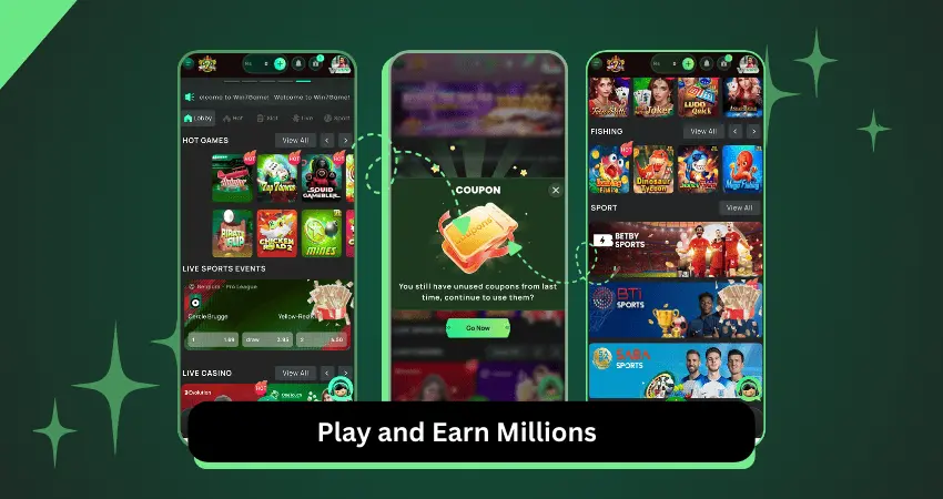 Play and earn image of win7 game